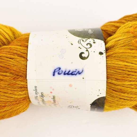 Hedgehog Fibres Sock Yarn Hand-Dyed Superwash Merino Nylon Pollen - Picture 4 of 4